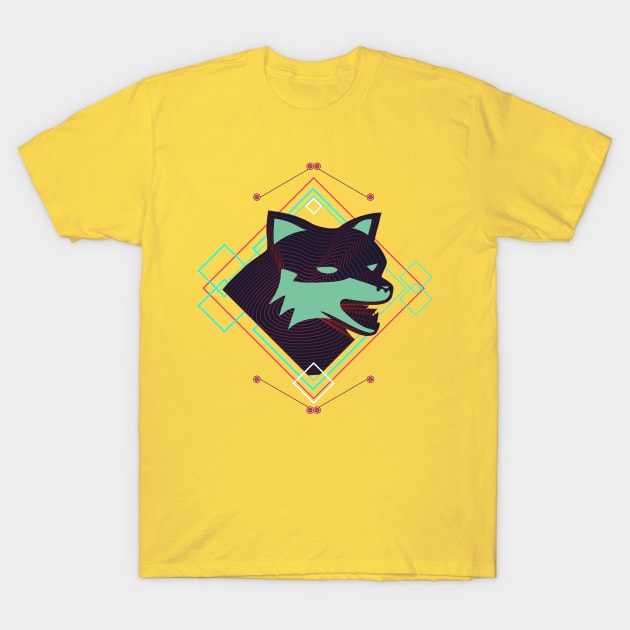 Angry Fox T-Shirt by pepesri